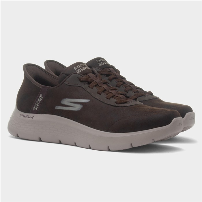 Slip Ins Go Walk Mens Brown Trainer