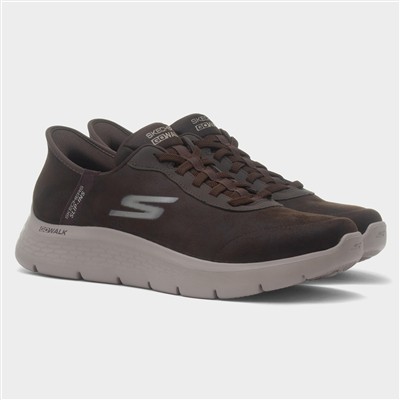 Slip Ins Go Walk Mens Brown Trainer