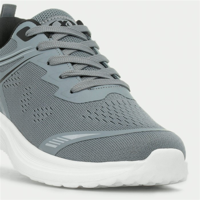 Ethswaite Grey Men's Knitted Trainer