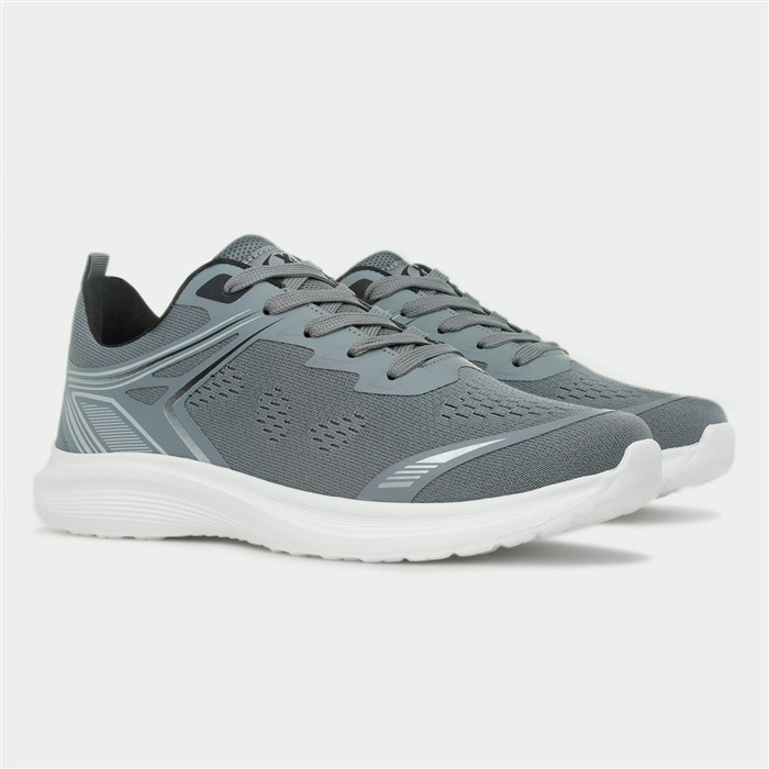 Ethswaite Grey Men's Knitted Trainer