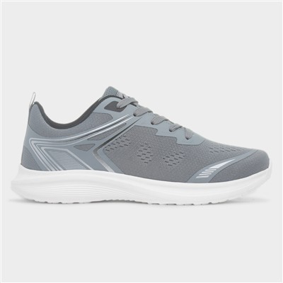 Ethswaite Grey Men's Knitted Trainer