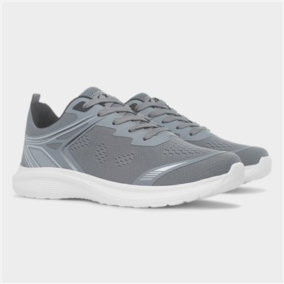 Ethswaite Grey Men's Knitted Trainer