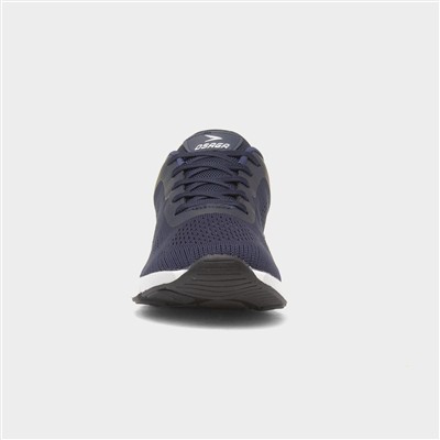 Magnitude Mens Navy Lace Up Trainer