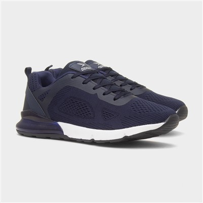 Magnitude Mens Navy Lace Up Trainer