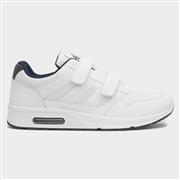 XL Aragon Unisex White Easy Fasten Trainer (Click For Details)