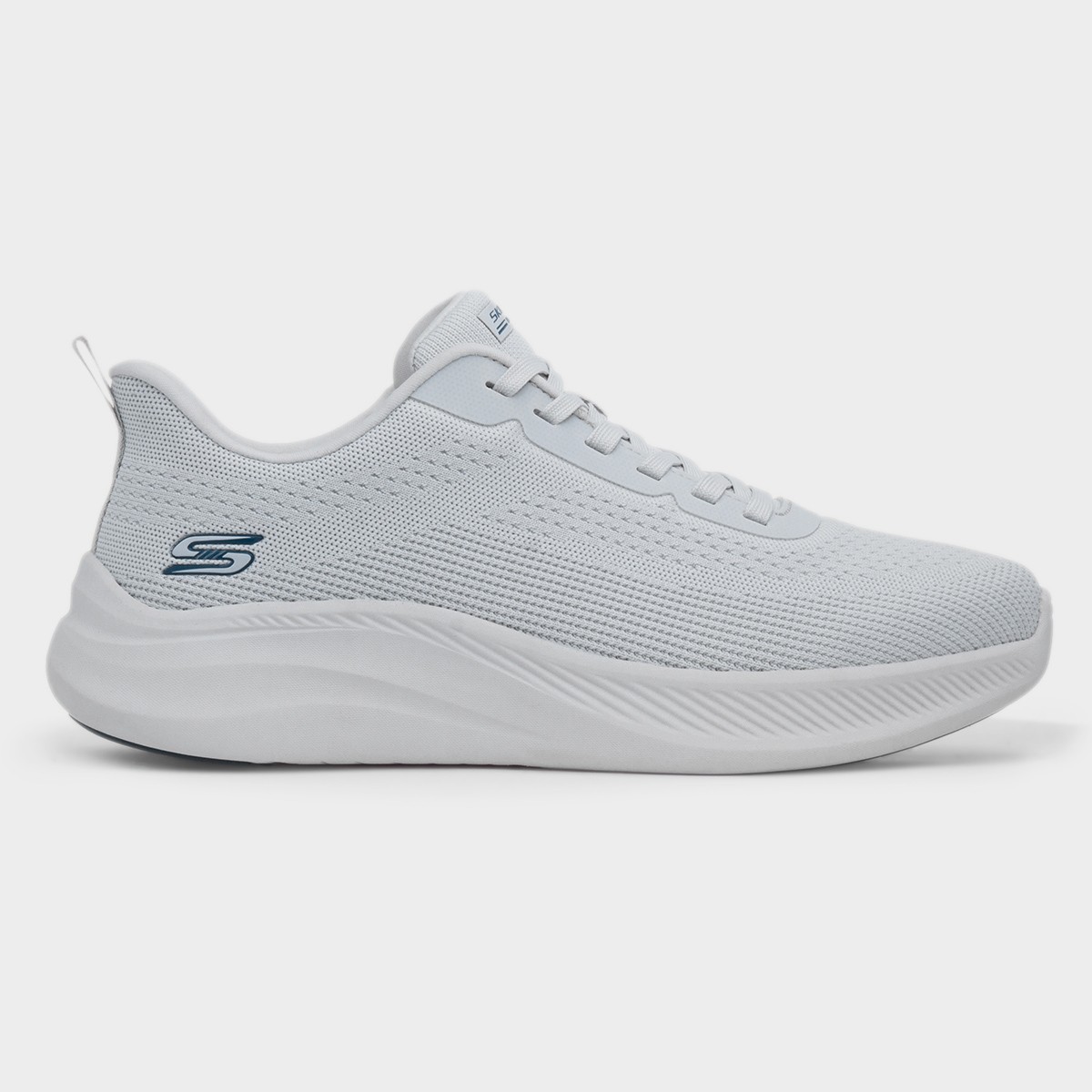 Bobs Moda Flex Mens Light Grey Trainer