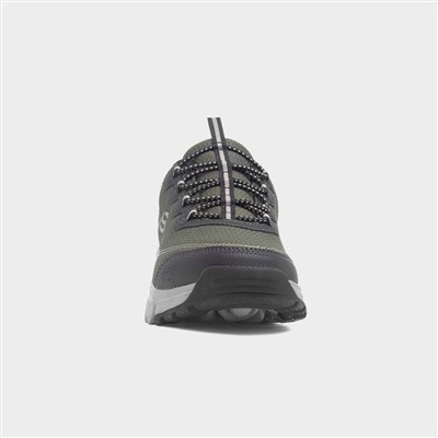 Summits AT Mens Olive Bungee Lace Trainer