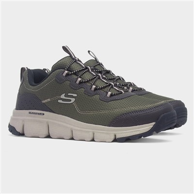 Summits AT Mens Olive Bungee Lace Trainer