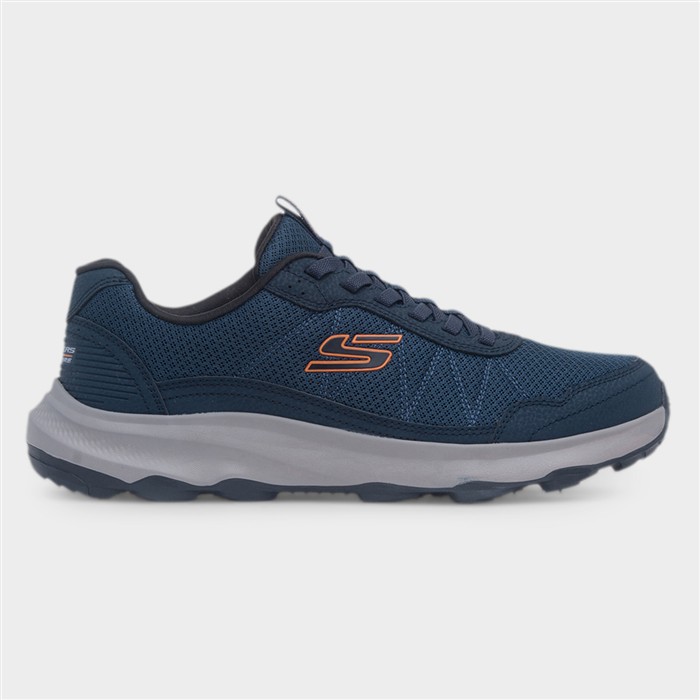 Ridge Oak Mens Navy Slip On Mesh Trainer