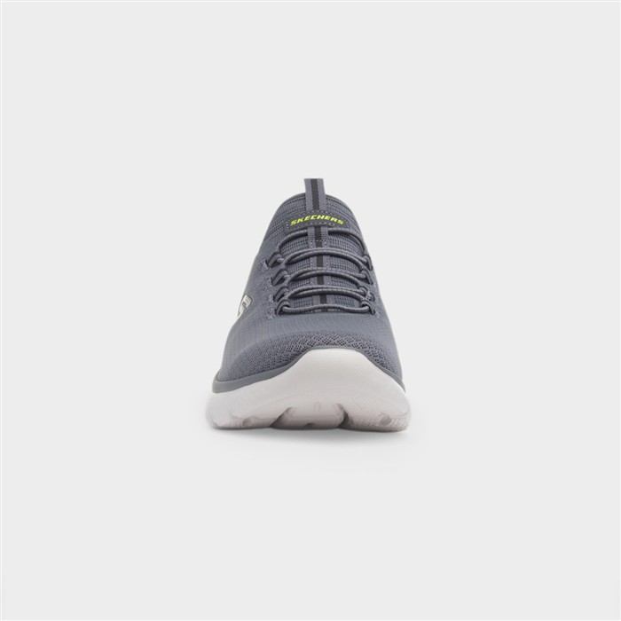 Slip Ins Mens Charcoal Wide Fit Trainer