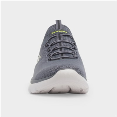 Slip Ins Summits Mens Charcoal Trainer