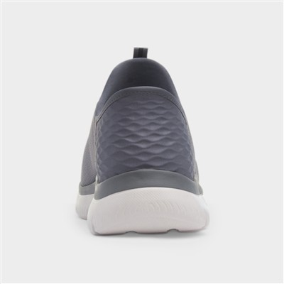 Slip Ins Summits Mens Charcoal Trainer