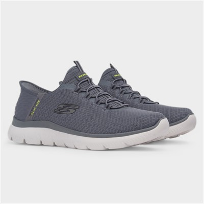Slip Ins Summits Mens Charcoal Trainer