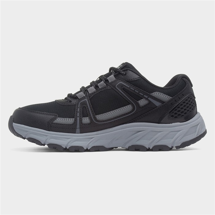 Hillcrest 2.0 Mens Black Lace Up Trainer