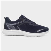 XL Mens Navy Lace-Up Trainer (Click For Details)