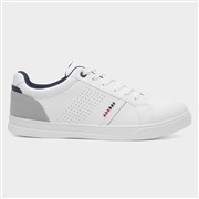 XL Mens White Lace-Up Trainer (Click For Details)