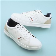XL Mens White Lace-Up Trainer (Click For Details)