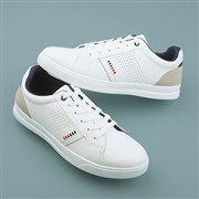 XL Mens White Lace-Up Trainer (Click For Details)