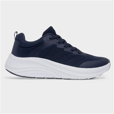 Pulsar Mens Navy Chunky Lace Up Trainer