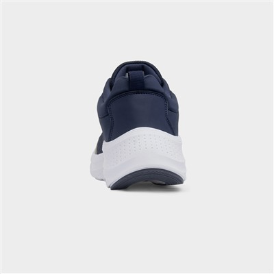 Pulsar Mens Navy Chunky Lace Up Trainer