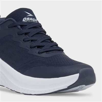 Pulsar Mens Navy Chunky Lace Up Trainer