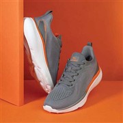 Osaga Proton Mens Grey Knitted Lace Up Trainer (Click For Details)