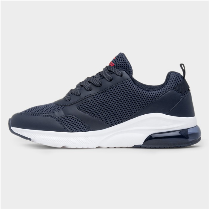 Triton Mens Navy Lace Up Trainer