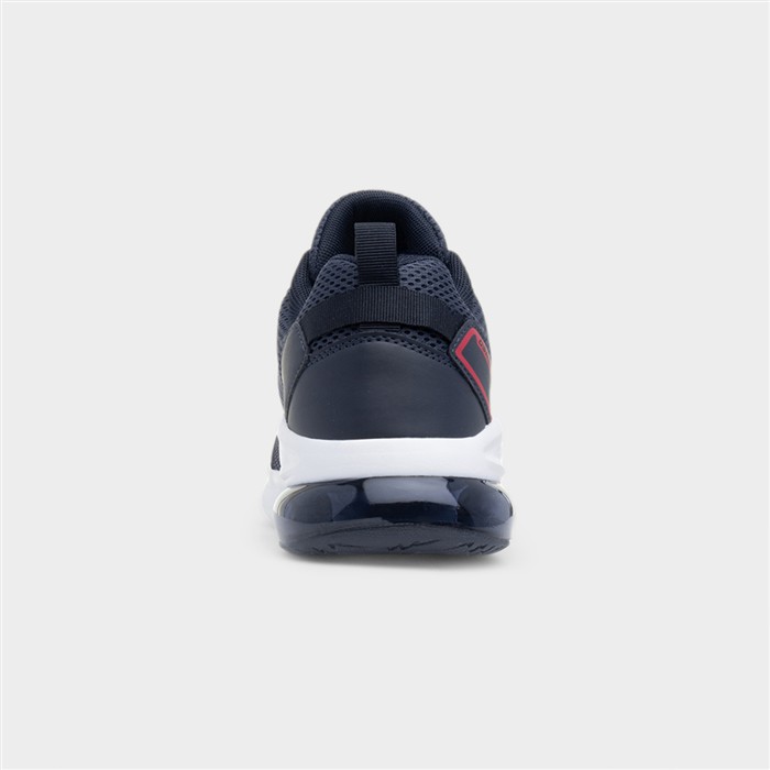 Triton Mens Navy Lace Up Trainer