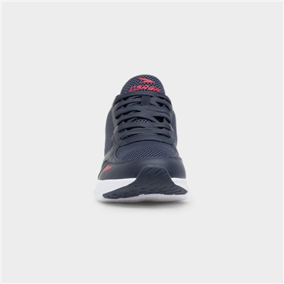 Triton Mens Navy Lace Up Trainer