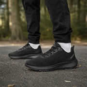 Osaga Universe Mens Black Lace Up Knitted Trainer (Click For Details)