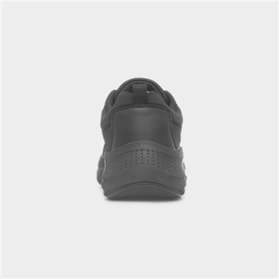 Pulsar Mens Black Chunky Lace Up Trainer