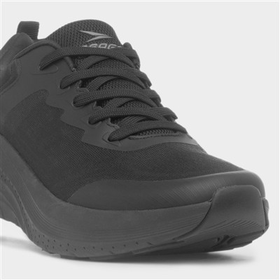 Pulsar Mens Black Chunky Lace Up Trainer