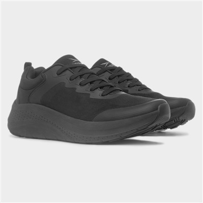 Pulsar Mens Black Chunky Lace Up Trainer