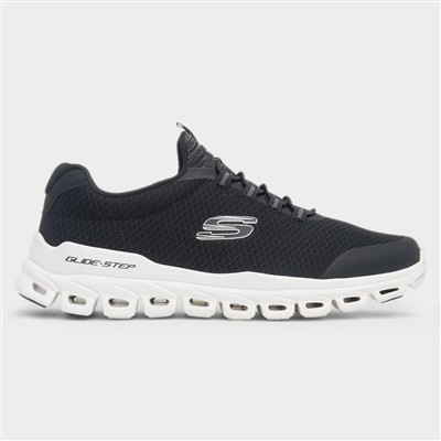 Glide Step Stylo Mens Black Mesh Trainer