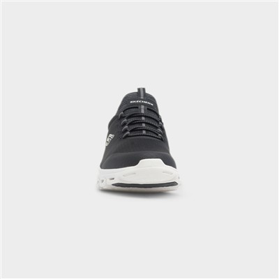 Glide Step Stylo Mens Black Mesh Trainer