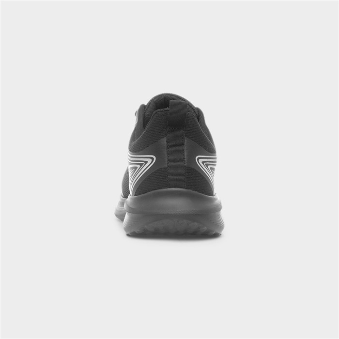 Ethswaite Mens Black Lace Up Trainer