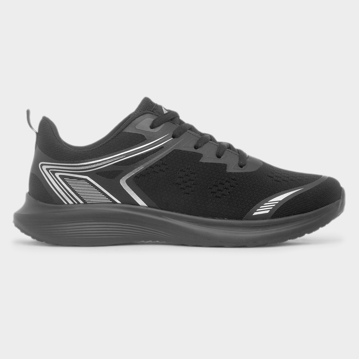 Ethswaite Mens Black Lace Up Trainer