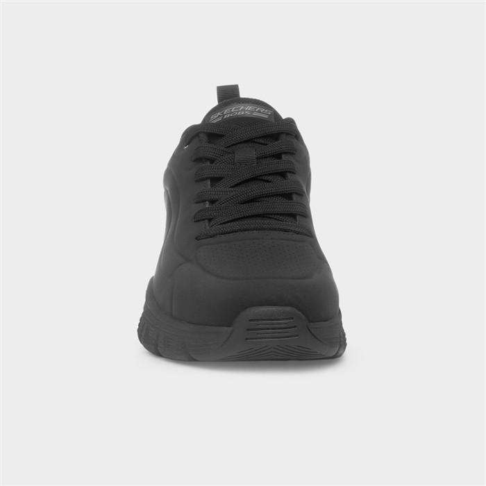 Bobs B Lite Mens Black Lace Up Trainer