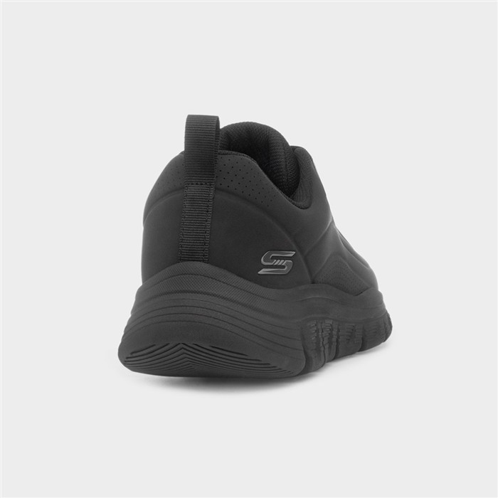 Bobs B Lite Mens Black Lace Up Trainer