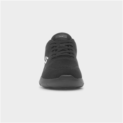 Mens Black Lace Up Trainer