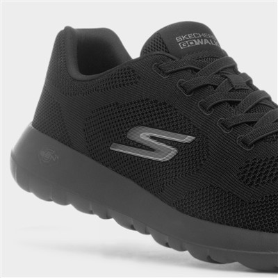 Mens Black Lace Up Trainer