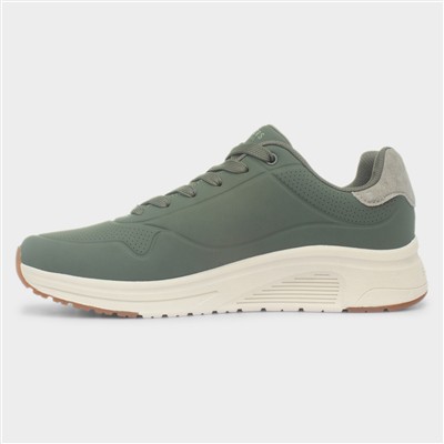 Uno Lite Mens Olive Lace Up Trainer