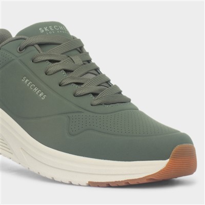 Uno Lite Mens Olive Lace Up Trainer