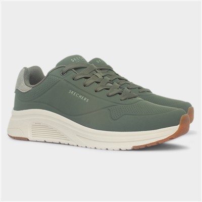Uno Lite Mens Olive Lace Up Trainer