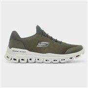 Skechers Mens Olive Glide-Step Vegan Trainer (Click For Details)