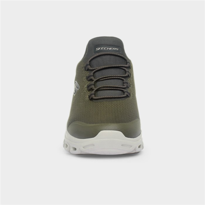 Mens Olive Glide-Step Vegan Trainer
