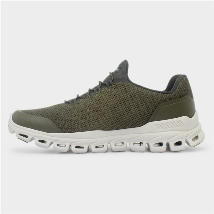 Mens Olive Glide-Step Vegan Trainer