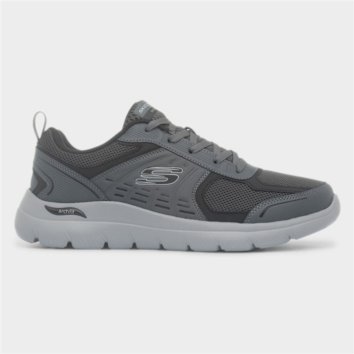 Arch Fit Summits Leege Mens Grey Trainer