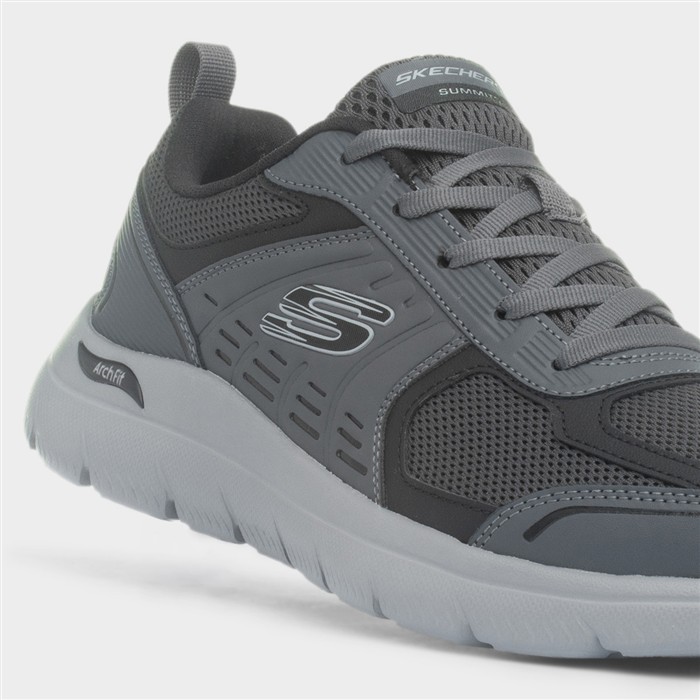 Arch Fit Summits Leege Mens Grey Trainer