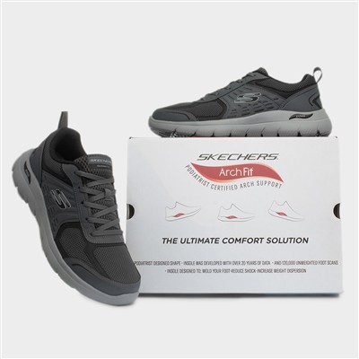 Arch Fit Summits Leege Mens Grey Trainer